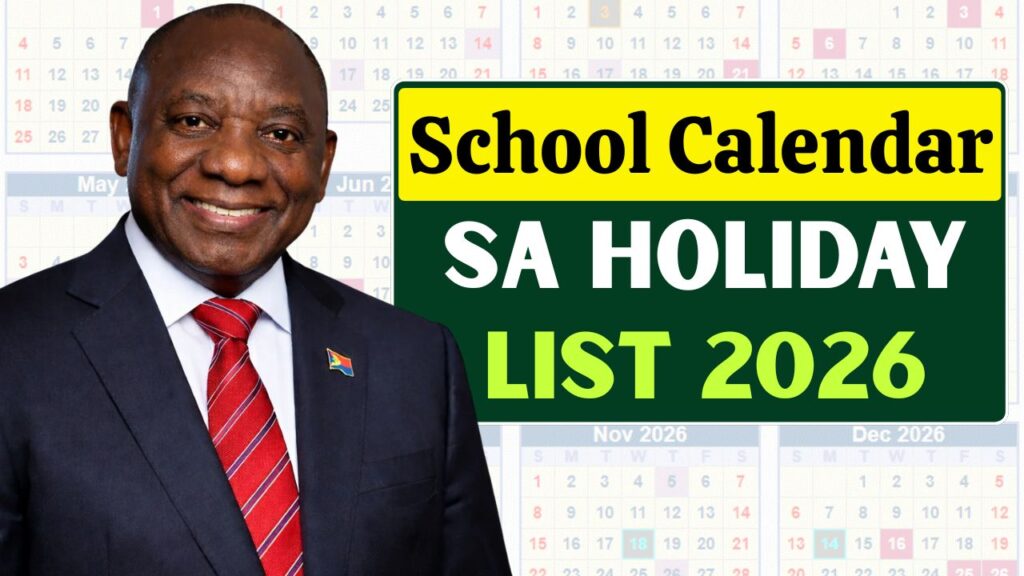 South Africa’s 2026 School Calendar: Holidays, Terms, and Reopenings ...